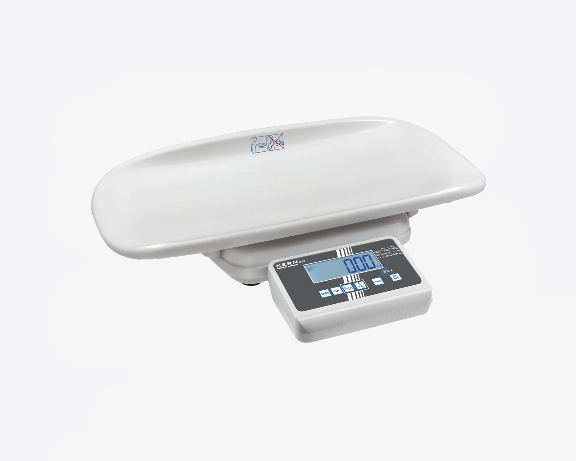 Baby-Standwaage Kern MBC 20K10, auf Wunsch geeicht