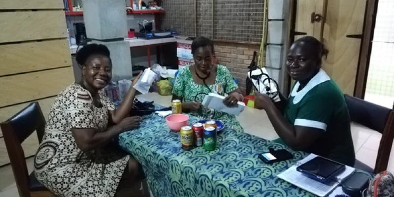 RIKEPA HILFT: Meeting Bismarck in Ghana