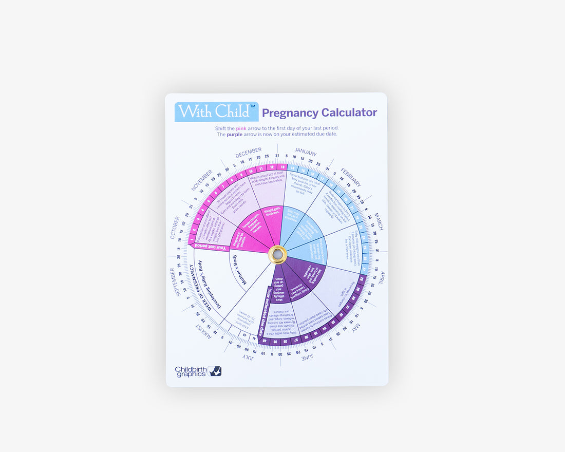 Schwangerschaftsberechnungsscheibe