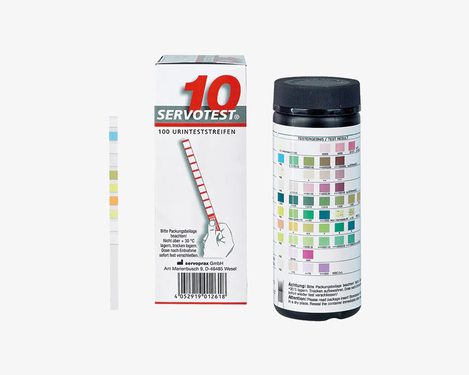 Servotest Urinteststreifen